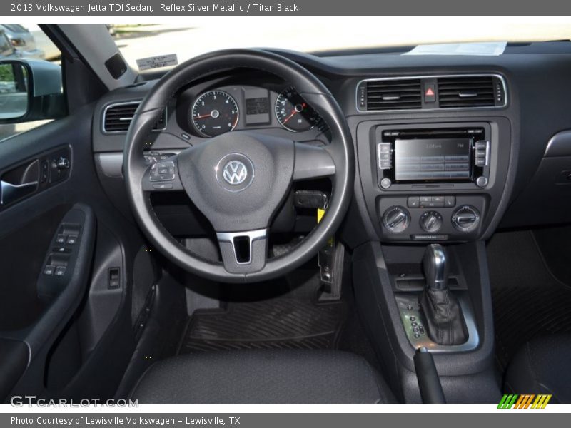 Reflex Silver Metallic / Titan Black 2013 Volkswagen Jetta TDI Sedan