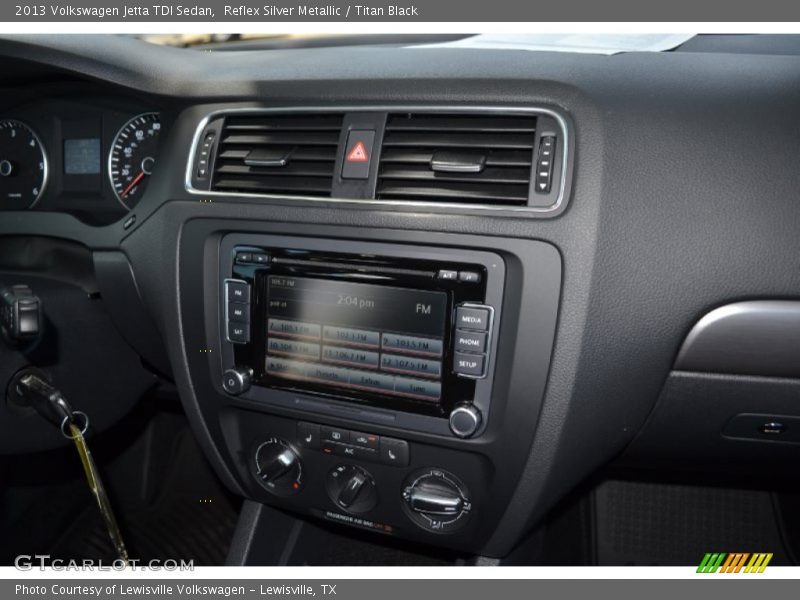 Reflex Silver Metallic / Titan Black 2013 Volkswagen Jetta TDI Sedan