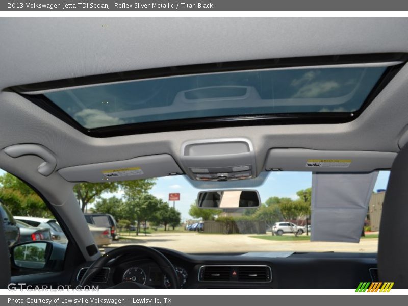 Reflex Silver Metallic / Titan Black 2013 Volkswagen Jetta TDI Sedan