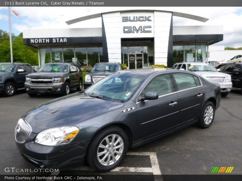 Cyber Gray Metallic / Titanium 2011 Buick Lucerne CXL