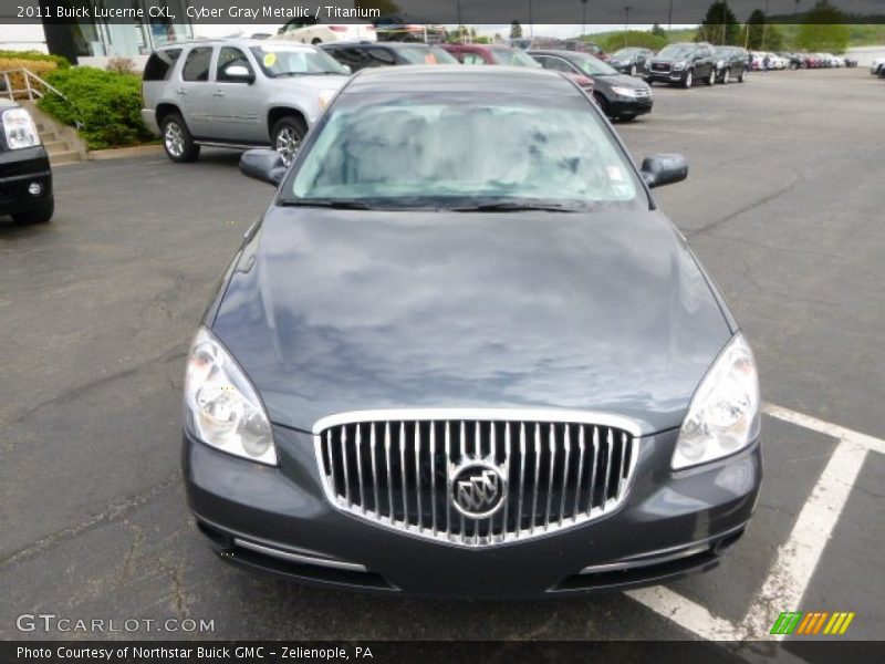 Cyber Gray Metallic / Titanium 2011 Buick Lucerne CXL