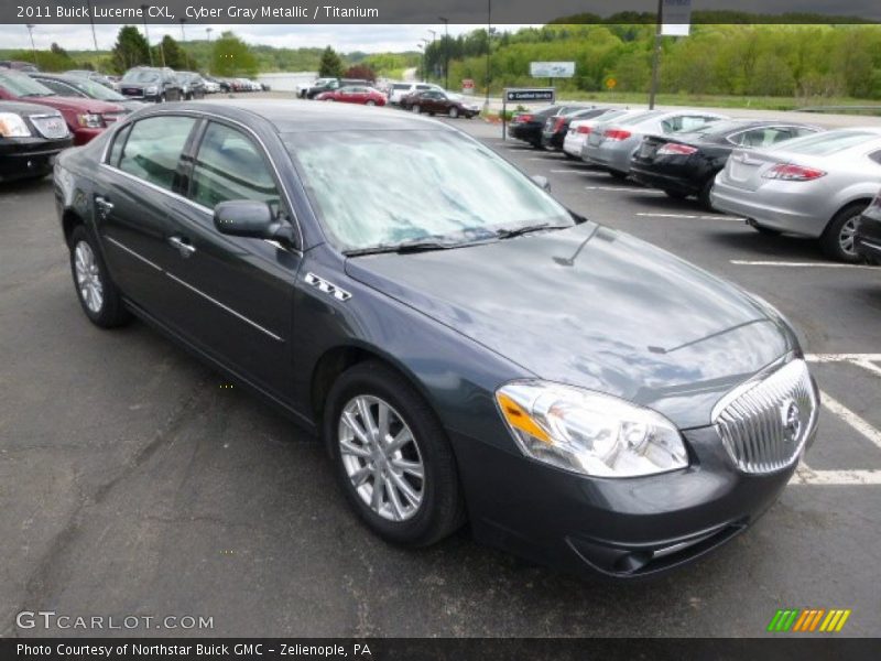 Cyber Gray Metallic / Titanium 2011 Buick Lucerne CXL