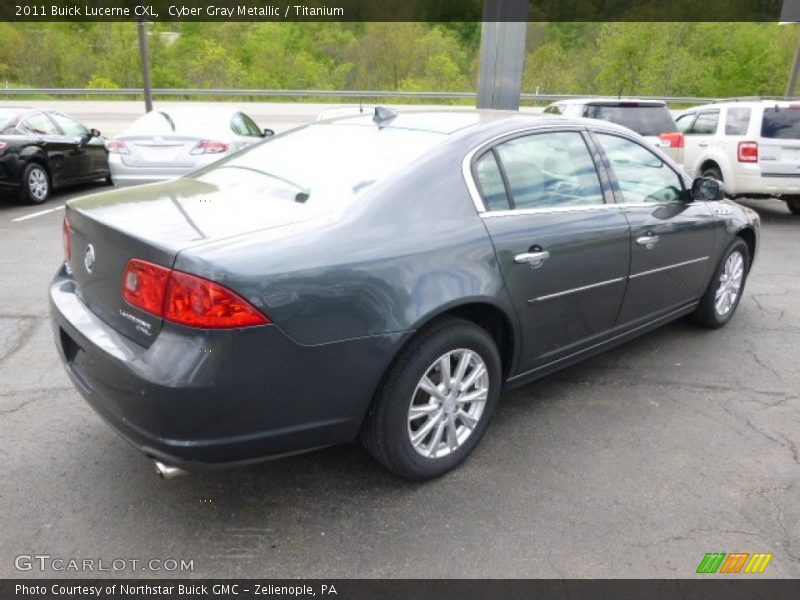 Cyber Gray Metallic / Titanium 2011 Buick Lucerne CXL