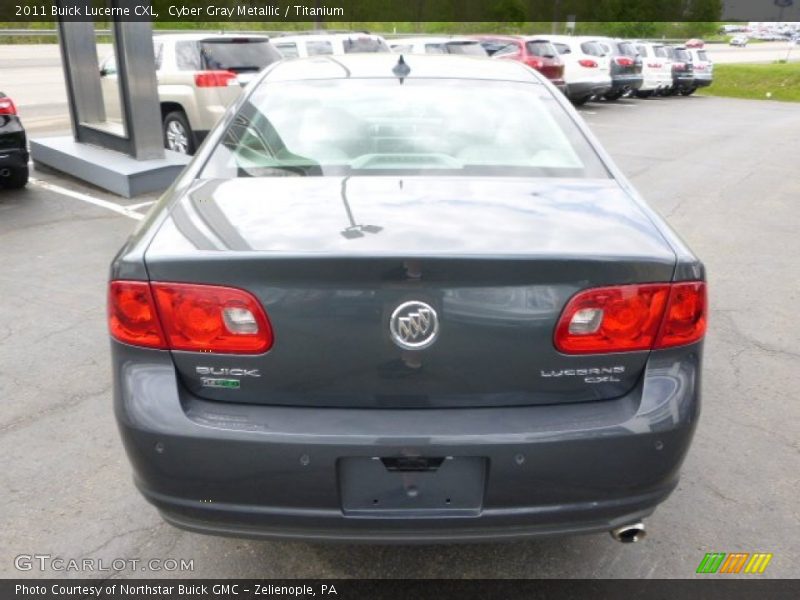 Cyber Gray Metallic / Titanium 2011 Buick Lucerne CXL