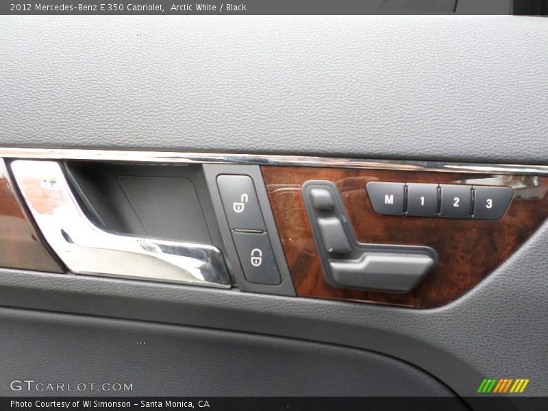 Arctic White / Black 2012 Mercedes-Benz E 350 Cabriolet
