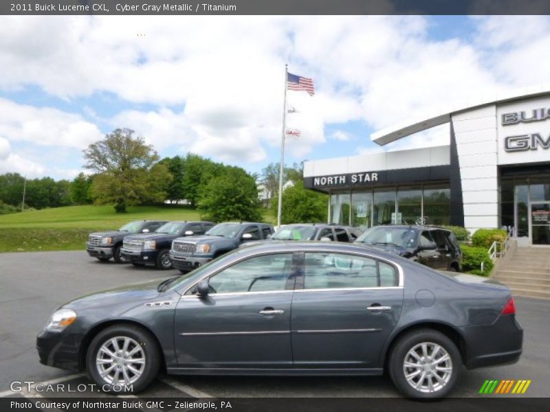 Cyber Gray Metallic / Titanium 2011 Buick Lucerne CXL