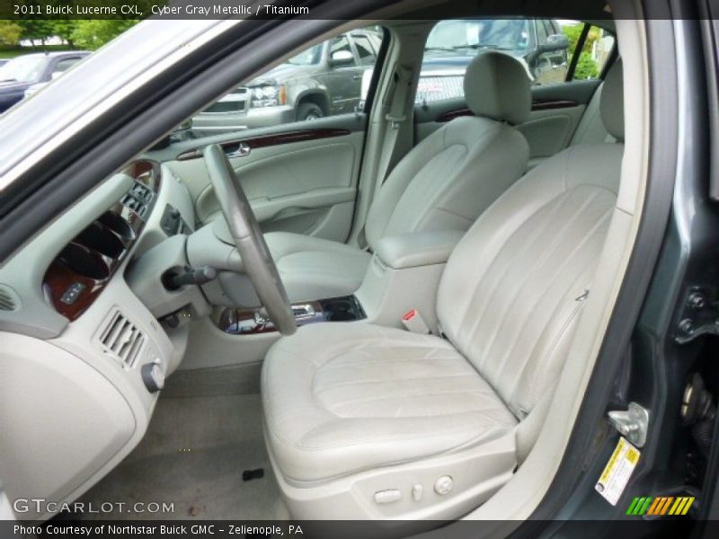 Cyber Gray Metallic / Titanium 2011 Buick Lucerne CXL