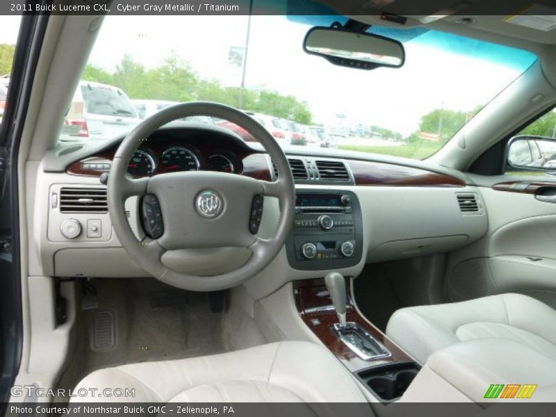 Cyber Gray Metallic / Titanium 2011 Buick Lucerne CXL