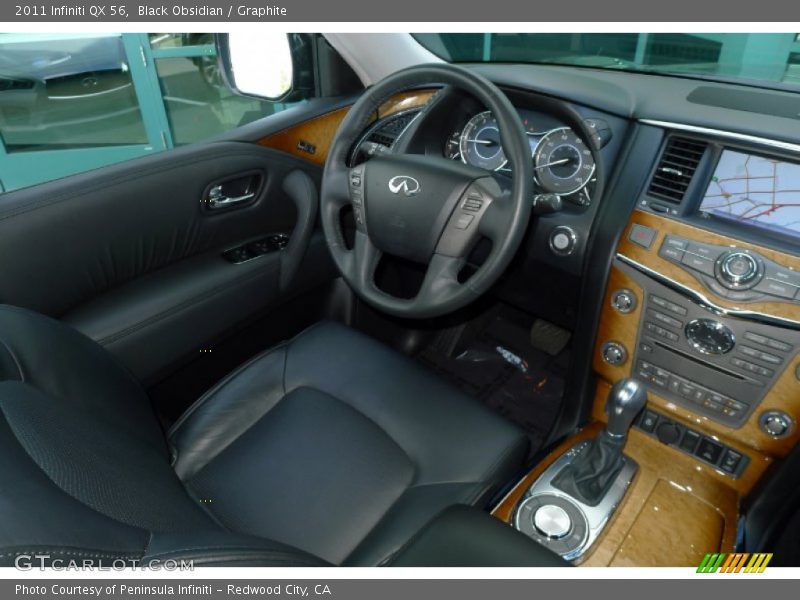 Black Obsidian / Graphite 2011 Infiniti QX 56