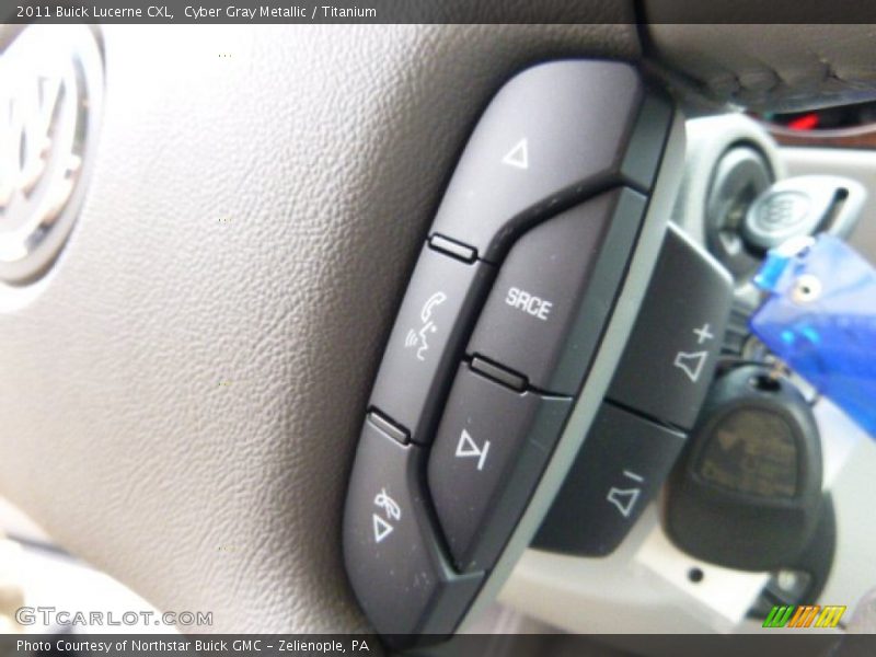 Cyber Gray Metallic / Titanium 2011 Buick Lucerne CXL