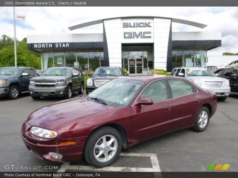Cherry / Neutral 2001 Oldsmobile Aurora 3.5
