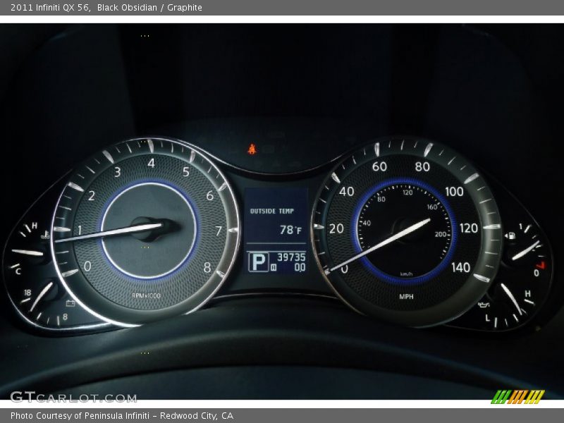 Black Obsidian / Graphite 2011 Infiniti QX 56