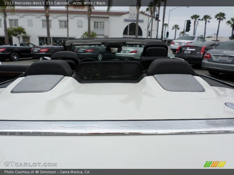 Arctic White / Black 2012 Mercedes-Benz E 350 Cabriolet
