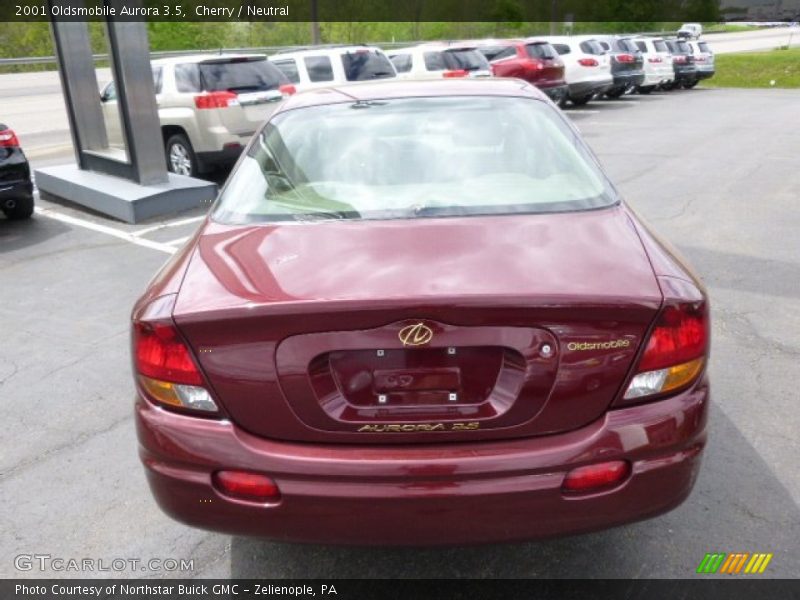 Cherry / Neutral 2001 Oldsmobile Aurora 3.5