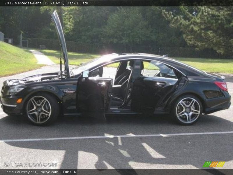 Black / Black 2012 Mercedes-Benz CLS 63 AMG