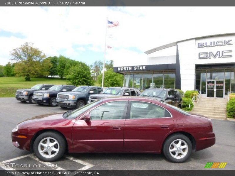 Cherry / Neutral 2001 Oldsmobile Aurora 3.5