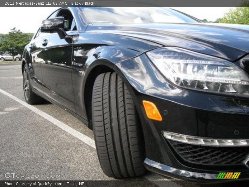 Black / Black 2012 Mercedes-Benz CLS 63 AMG