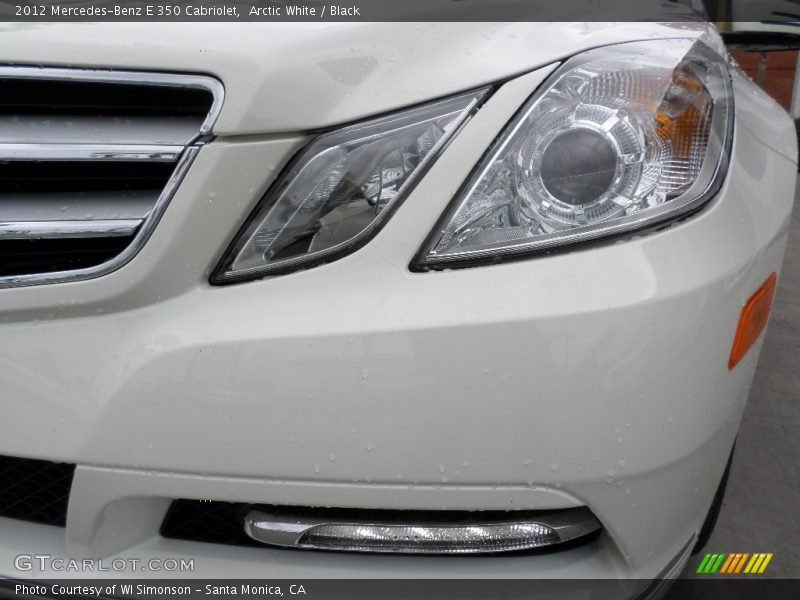 Arctic White / Black 2012 Mercedes-Benz E 350 Cabriolet