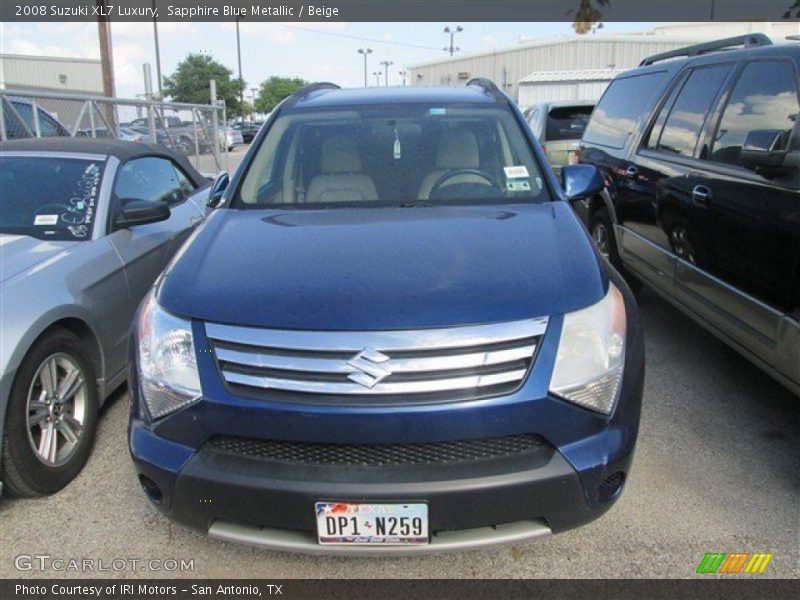 Sapphire Blue Metallic / Beige 2008 Suzuki XL7 Luxury