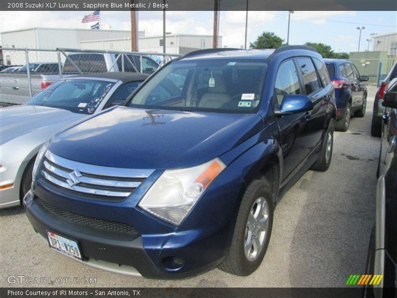 Sapphire Blue Metallic / Beige 2008 Suzuki XL7 Luxury