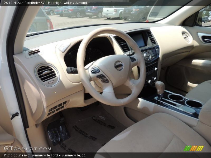 Moonlight White / Almond 2014 Nissan Pathfinder SV