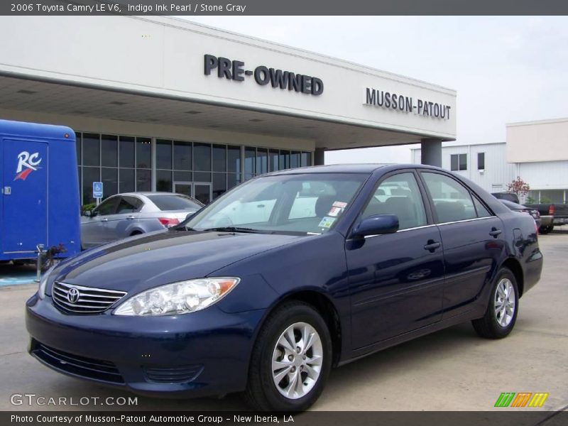Indigo Ink Pearl / Stone Gray 2006 Toyota Camry LE V6