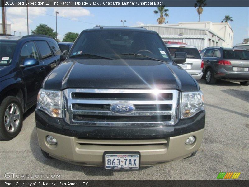 Tuxedo Black / Chaparral Leather/Charcoal Black 2010 Ford Expedition EL King Ranch
