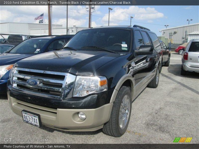Tuxedo Black / Chaparral Leather/Charcoal Black 2010 Ford Expedition EL King Ranch