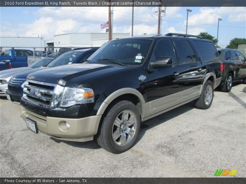Tuxedo Black / Chaparral Leather/Charcoal Black 2010 Ford Expedition EL King Ranch