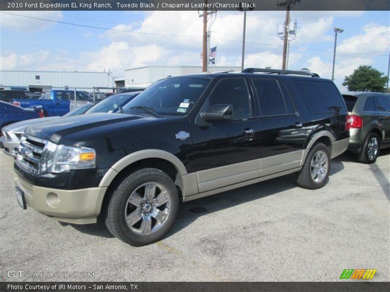 Tuxedo Black / Chaparral Leather/Charcoal Black 2010 Ford Expedition EL King Ranch