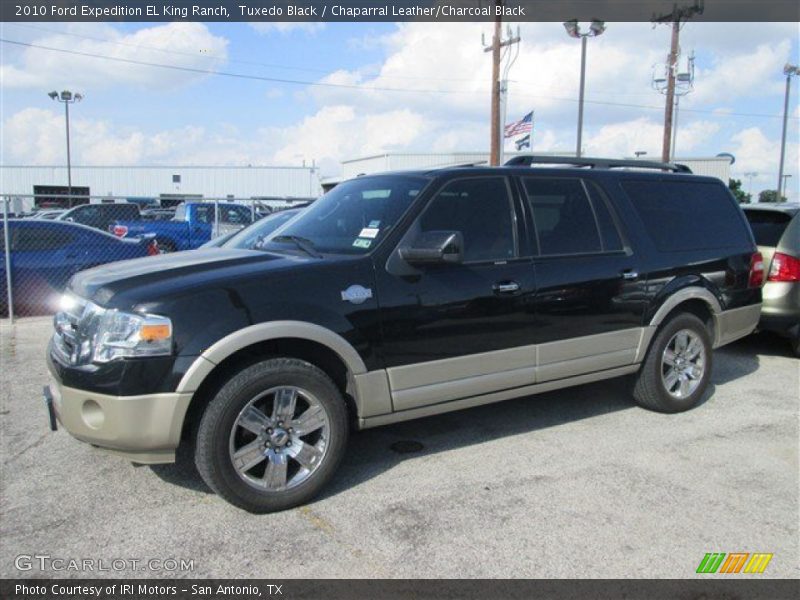 Tuxedo Black / Chaparral Leather/Charcoal Black 2010 Ford Expedition EL King Ranch
