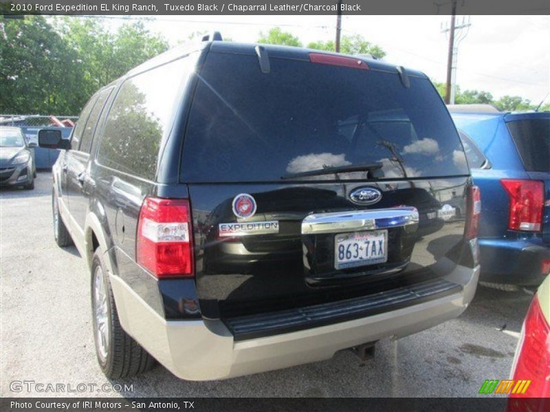 Tuxedo Black / Chaparral Leather/Charcoal Black 2010 Ford Expedition EL King Ranch