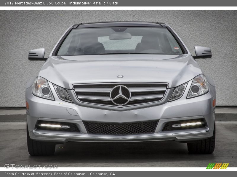 Iridium Silver Metallic / Black 2012 Mercedes-Benz E 350 Coupe