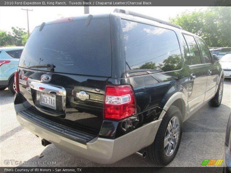 Tuxedo Black / Chaparral Leather/Charcoal Black 2010 Ford Expedition EL King Ranch