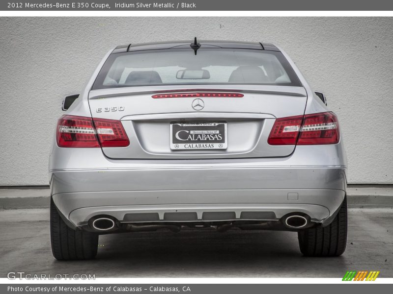 Iridium Silver Metallic / Black 2012 Mercedes-Benz E 350 Coupe