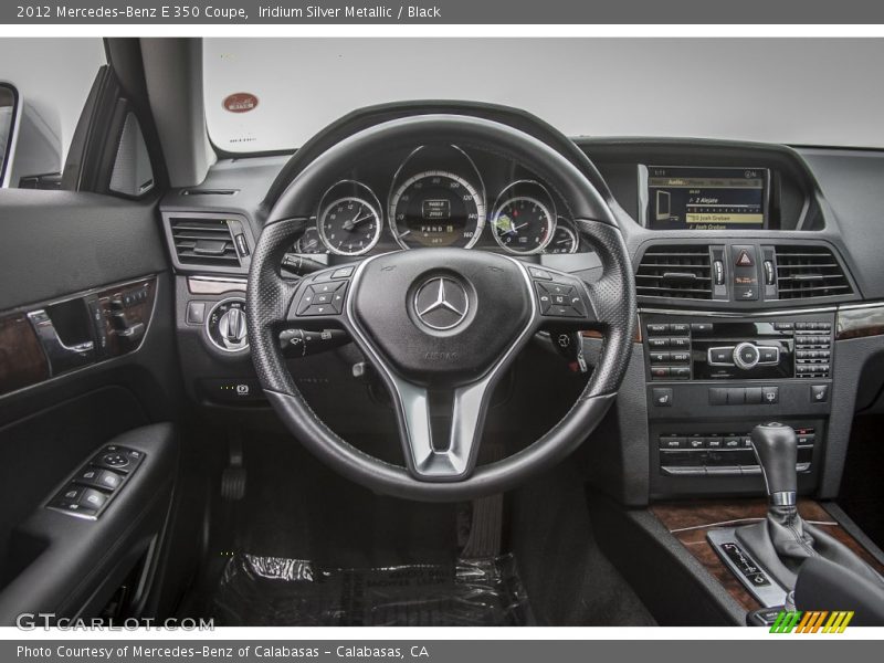 Iridium Silver Metallic / Black 2012 Mercedes-Benz E 350 Coupe
