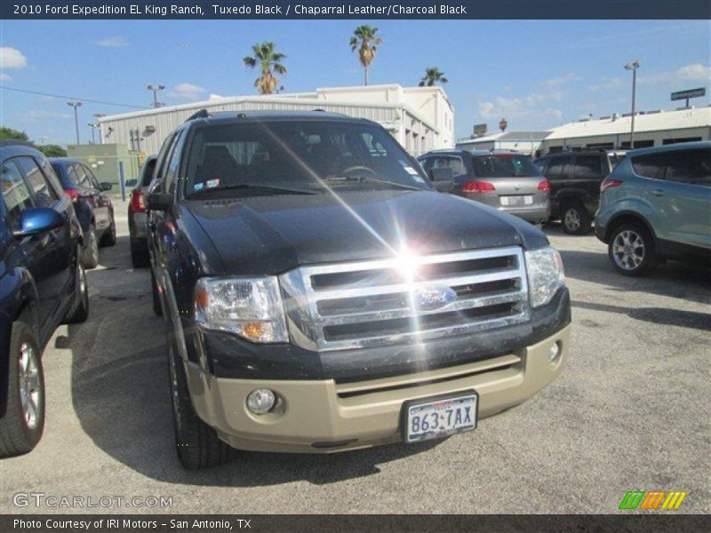 Tuxedo Black / Chaparral Leather/Charcoal Black 2010 Ford Expedition EL King Ranch