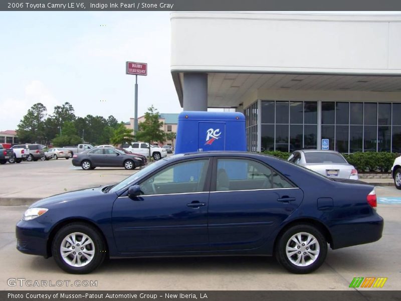 Indigo Ink Pearl / Stone Gray 2006 Toyota Camry LE V6