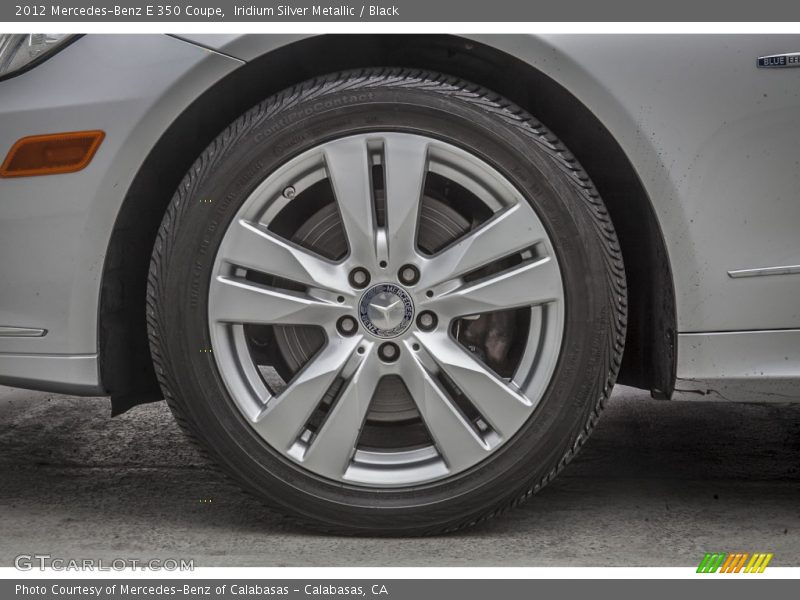 Iridium Silver Metallic / Black 2012 Mercedes-Benz E 350 Coupe