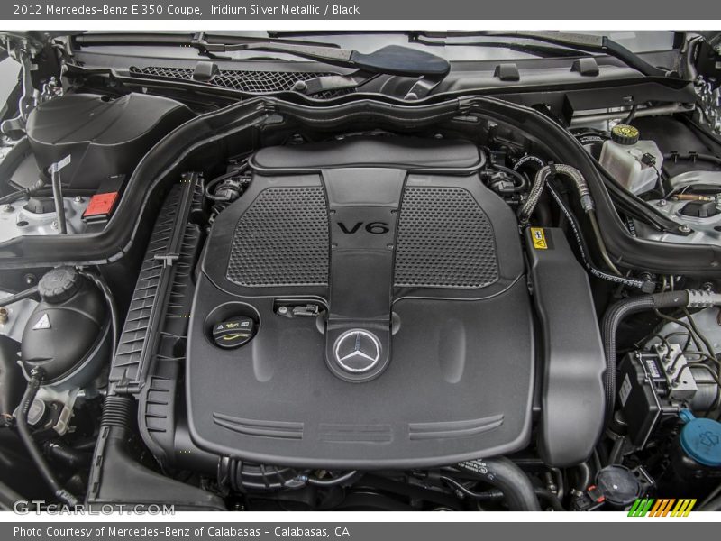 Iridium Silver Metallic / Black 2012 Mercedes-Benz E 350 Coupe