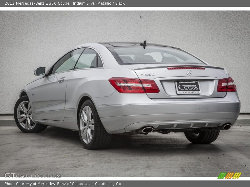 Iridium Silver Metallic / Black 2012 Mercedes-Benz E 350 Coupe