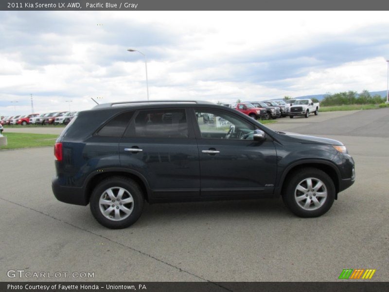 Pacific Blue / Gray 2011 Kia Sorento LX AWD