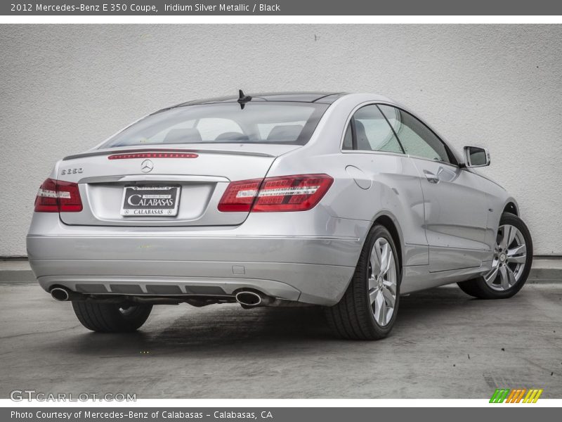 Iridium Silver Metallic / Black 2012 Mercedes-Benz E 350 Coupe