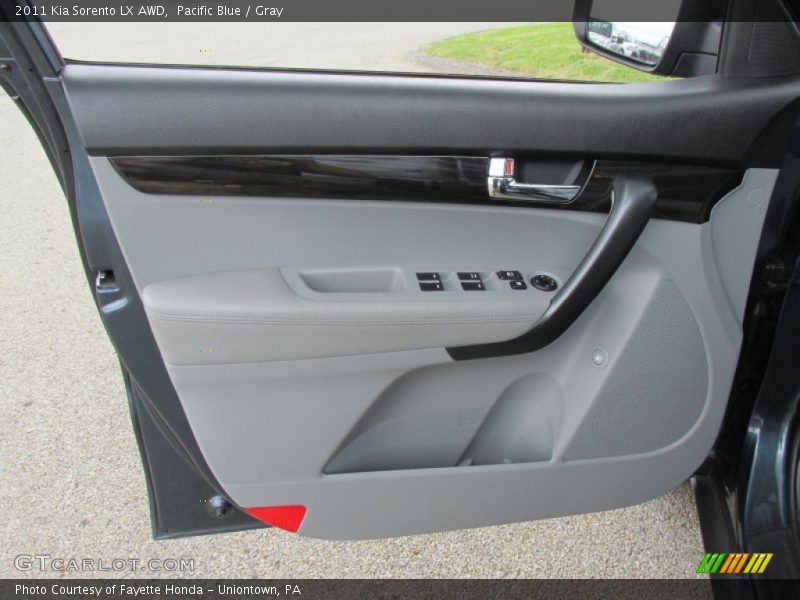 Pacific Blue / Gray 2011 Kia Sorento LX AWD