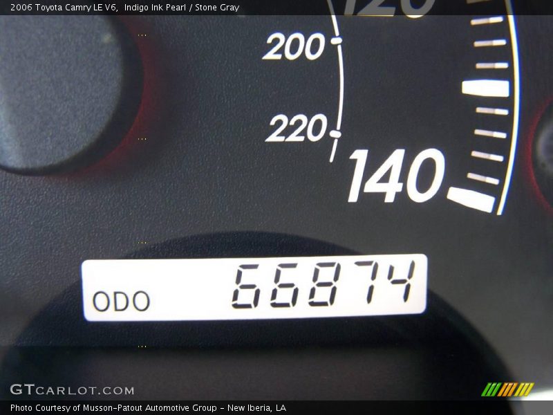 Indigo Ink Pearl / Stone Gray 2006 Toyota Camry LE V6