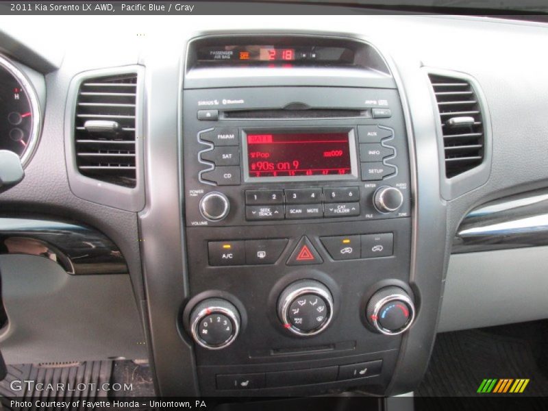 Pacific Blue / Gray 2011 Kia Sorento LX AWD