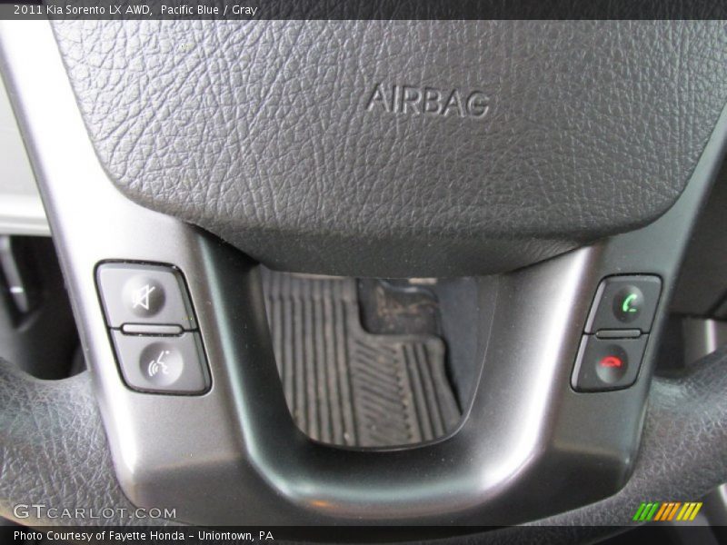 Pacific Blue / Gray 2011 Kia Sorento LX AWD