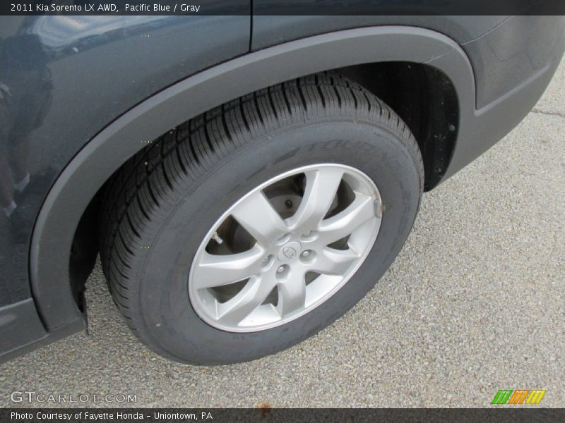 Pacific Blue / Gray 2011 Kia Sorento LX AWD