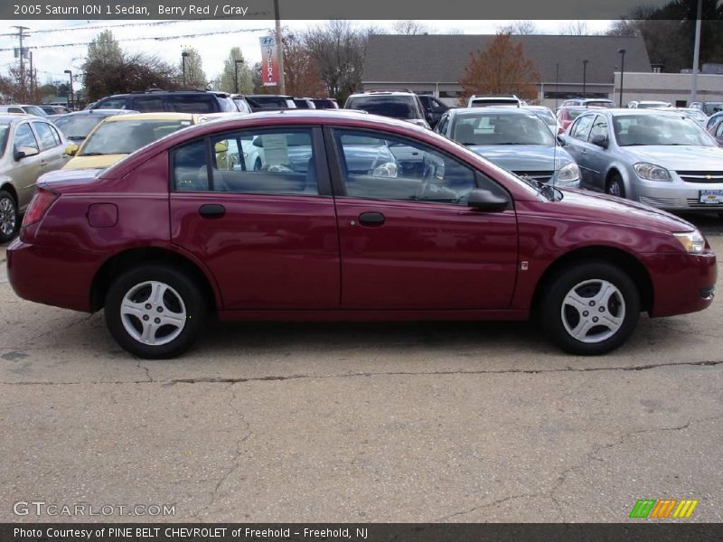 Berry Red / Gray 2005 Saturn ION 1 Sedan
