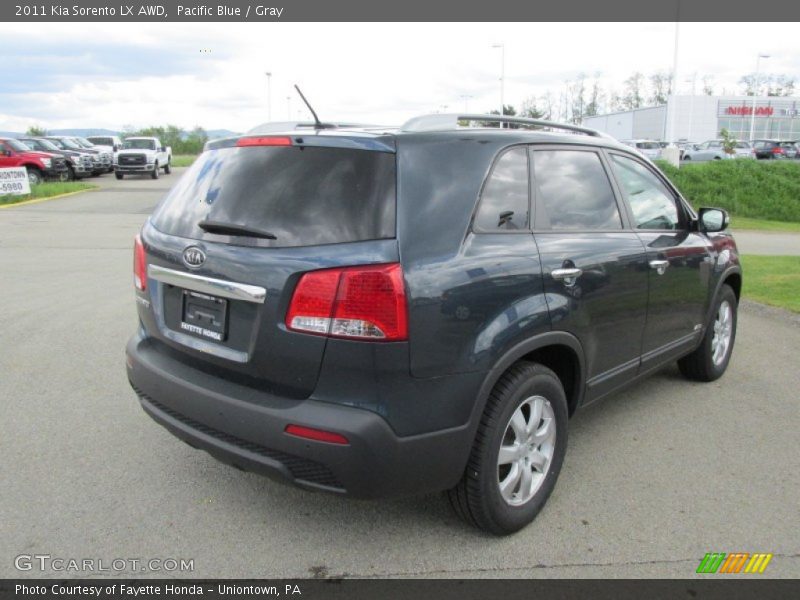 Pacific Blue / Gray 2011 Kia Sorento LX AWD